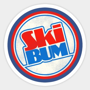 Ski Bum Sticker